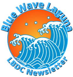 Congratulations Renate Tries on coming up with the winning entry for the name of the new LBDC newsletter! 
Enjoy your Laguna Beach Books gift certificate!